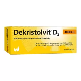 DEKRISTOLVIT D3 4000 TV tabletės, 30 vnt