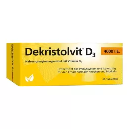 DEKRISTOLVIT D3 4000 TV tabletės, 60 vnt