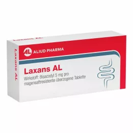 LAXANS AL skrandyje neirios dengtos tabletės, 10 vnt