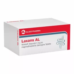LAXANS AL skrandyje neirios dengtos tabletės, 100 vnt