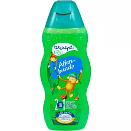 TETESEPT Vaikų stiliaus dušo šampūnas 2in1. Monkey Gang, 200 ml