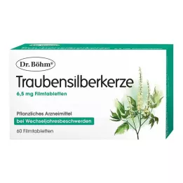 DR.BÖHM Black cohosh 6,5 mg plėvele dengtos tabletės, 60 vnt
