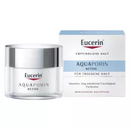 EUCERIN AQUAporin Active Cream sausai odai, 50 ml