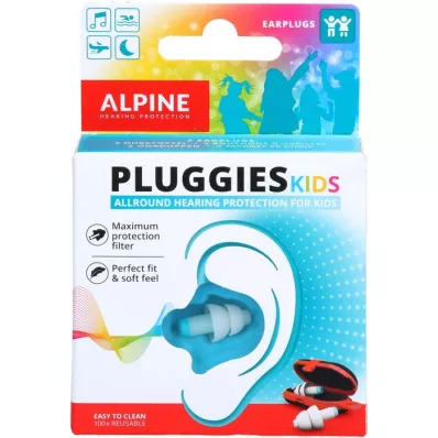 ALPINE PLUGGIES Vaikiški ausų kamštukai, 2 vnt