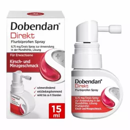 DOBENDAN Direkt Flurbiprofen Spray 8,75 mg per burną, 15 ml