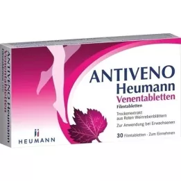 ANTIVENO Heumann venų tabletės 360 mg plėvele tabletės, 30 vnt