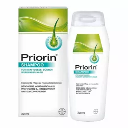 PRIORIN Šampūnas silpniems, ploniems plaukams, 200 ml