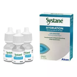 SYSTANE HYDRATION Tepaliniai lašai akims, 3X10 ml