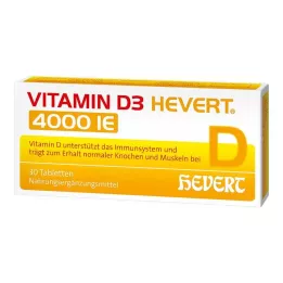 VITAMIN D3 HEVERT 4000 TV tabletės, 30 vnt