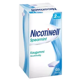 NICOTINELL Mėtų kramtomoji guma 2 mg, 96 vnt