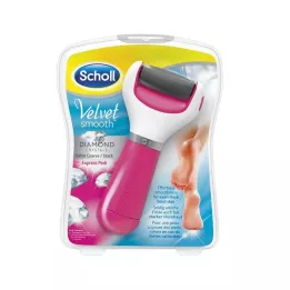 SCHOLL Velvet smooth Express Pedi nuospaudų valiklis rožinis, 1 vnt