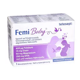 TETESEPT Femi Baby plėvele dengtos tabletės+minkštos kapsulės, 2X30 vnt
