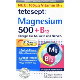 TETESEPT Magnio 500+B12 Depo tabletės, 30 vnt
