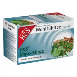 H&amp;S Mate mėtų filtro maišelis, 20X1,8 g