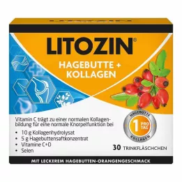 LITOZIN Erškėtuogių ir kolageno geriamasis butelis, 30x25 ml