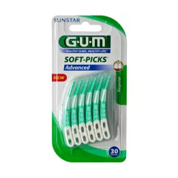 GUM Soft Picks Advanced įprastas, 30 vnt