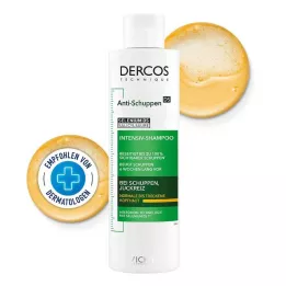 VICHY DERCOS Šampūnas nuo pleiskanų sausai galvos odai, 200 ml