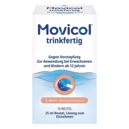 MOVICOL paruoštas gerti 25 ml tirpalo paketėlis geriamam vartojimui, 10 vnt