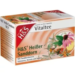 H&amp;S karšto šaltalankio vital arbatos filtro maišelis, 20X2,0 g