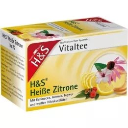 H&S karštos citrinos vital arbatos filtro maišelis, 20X2,0 g