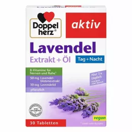 DOPPELHERZ Levandų ekstrakto+aliejaus tabletės, 30 vnt