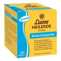 LUVOS Gydomojo molio imutokso granulės, 50 vnt