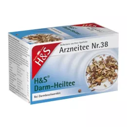 H&S žarnyną gydantys arbatos filtrų maišeliai, 20X2,0 g