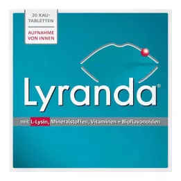 LYRANDA Kramtomosios tabletės, 20 vnt