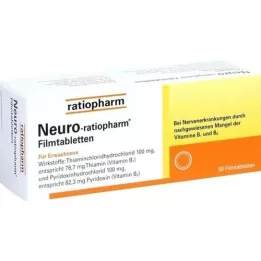 NEURO-RATIOPHARM Plėvele dengtos tabletės, 50 vnt