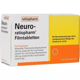 NEURO-RATIOPHARM Plėvele dengtos tabletės, 100 vnt