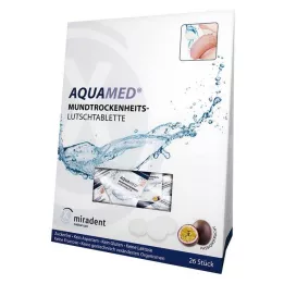 MIRADENT Aquamed pastilės nuo burnos džiūvimo, 60 g