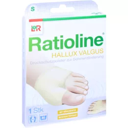 RATIOLINE Slėgio apsauginė Hallux valgus trinkelė S dydis, 1 vnt