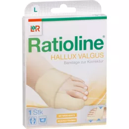 RATIOLINE Hallux valgus tvarstis korekcijai, dydis L, 1 vnt