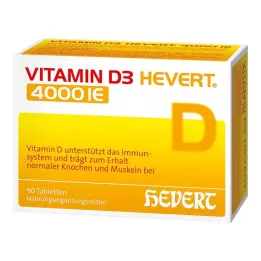 VITAMIN D3 HEVERT 4000 TV tabletės, 90 vnt