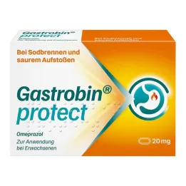 Gastrobin Protect 20 mg kietos kapsulės, 14 vnt