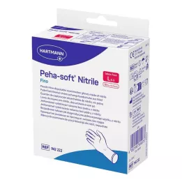 PEHA-SOFT nitrilo fino Unt.Hands.unsteril pf L, 10 vnt