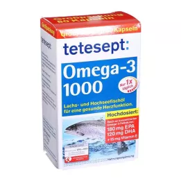 TETESEPT Omega-3 1000 kapsulės, 80 vnt