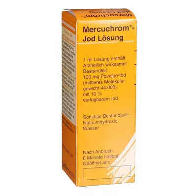 MERCUCHROM Jodo tirpalas, 30 ml MERCUCHROM Jodo tirpalas, 30 ml