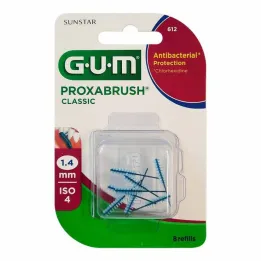GUM Proxabrush Classic keičiami šepečiai 1,4 mm, 8 vnt