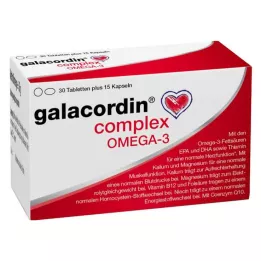 GALACORDIN kompleksinės Omega-3 tabletės, 30 vnt