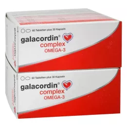 GALACORDIN kompleksinės Omega-3 tabletės, 120 vnt
