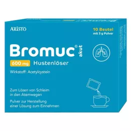 BROMUC 600 mg atsikosėjimą skatinančios tabletės, skirtos gerti, 10 vnt