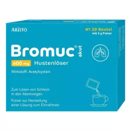 BROMUC 600 mg ūminio kosulio tabletės, skirtos gerti, 20 vnt