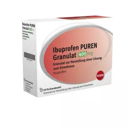 IBUPROFEN PUREN Granulės 400 mg geriamam tirpalui, 20 vnt