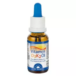 VITAMIN D3K2 aliejus Dr.Jacobs Drops, 20 ml