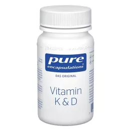PURE ENCAPSULATIONS Vitaminas K & D kapsulės, 60 vnt