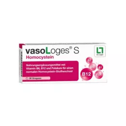 VASOLOGES S Homocisteino dražė, 30 vnt