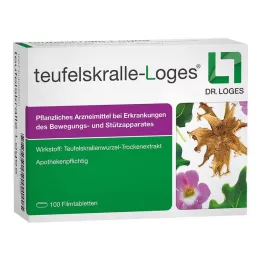 TEUFELSKRALLE-LOGES Plėvele dengtos tabletės, 100 vnt