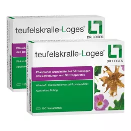 TEUFELSKRALLE-LOGES Plėvele dengtos tabletės, 200 vnt
