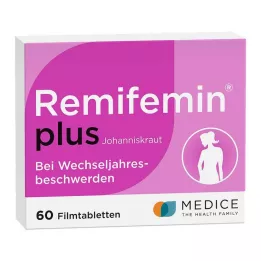REMIFEMIN plius jonažolės plėvele dengtos tabletės, 60 vnt